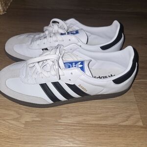 Adidas Samba Classic Men's Shoes - White and Black